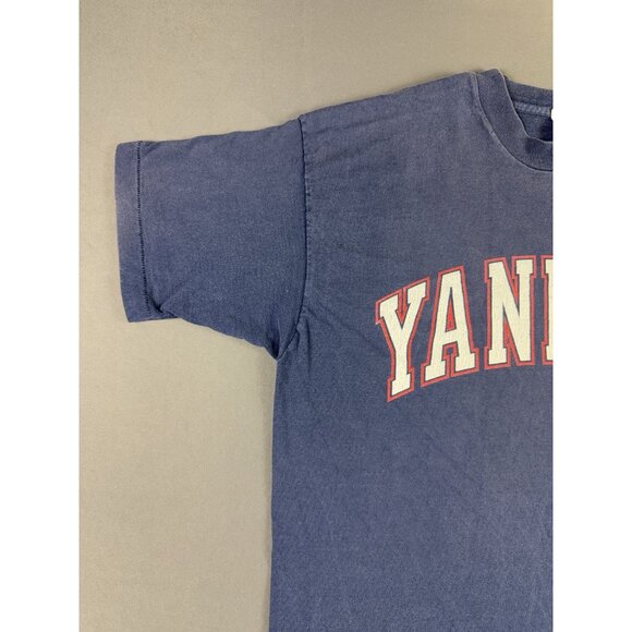 Rare Vintage 1996 New York Yankees Salem Spors MLB Baseball Single Stitch Shirt - Picture 5 of 10